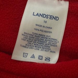 Lands End Kids Fleece Snow Monster Design shirt